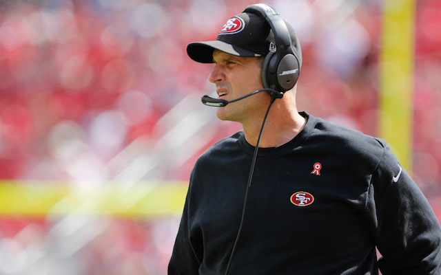 Jim Harbaugh thinks Deion Sanders' comments are 'a bunch of crap.'
