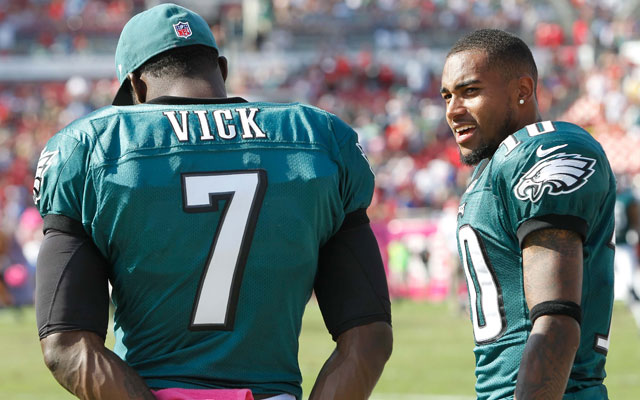 Michael Vick would be 'happy' if DeSean Jackson joined him in New York.