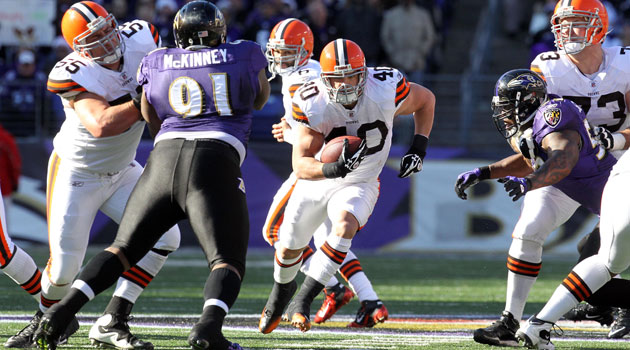 Report: Browns 'unlikely' to tag Peyton Hillis - CBSSports.
