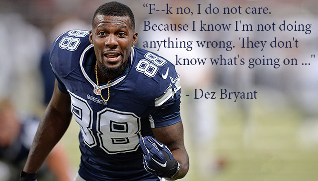 Dez Bryant is focused on one thing: Winning. (Getty Images)