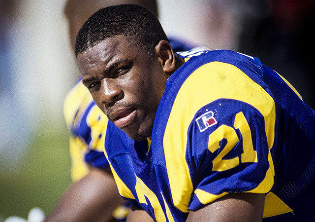 Lawrence Phillips was the No. 6 pick in the 1996 draft. (Getty Images)