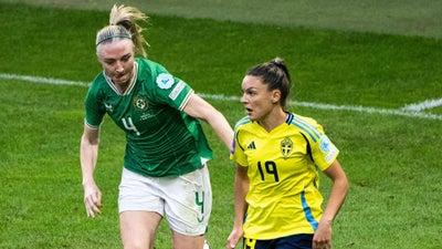 Sweden vs. Ireland: Women's Euro Qualifier Match Highlights (6/4) - Scoreline