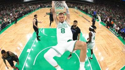 Celtics & Mavericks Sound Off On Porzingis' Impact in the NBA Finals