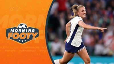 Women's Euro 2022 Winner Georgia Stanway Joins The Show! - Morning Footy