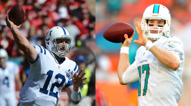 Andrew Luck and Ryan Tannehill are a big reason the AFC's better than the NFC right now.