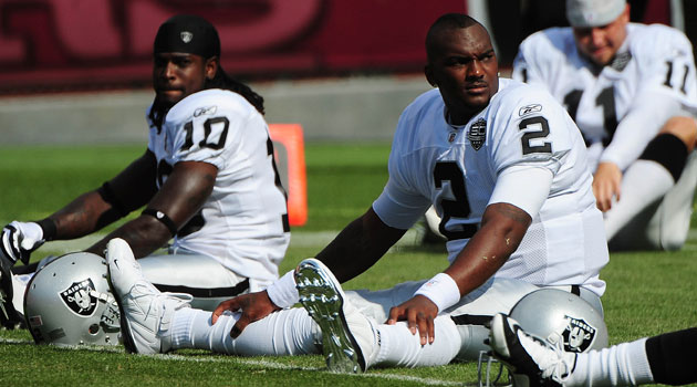 Jamarcus Russell's reportedly getting a tryout with the Bears this week. (USATSI)
