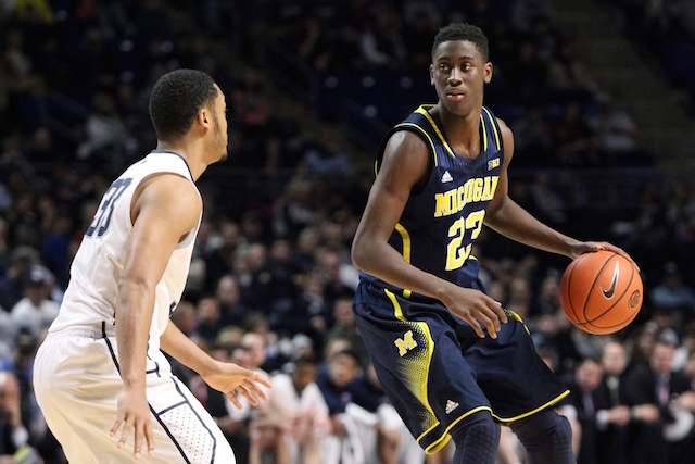 Caris LeVert's season is over, so draft questions will now begin. (USATSI)