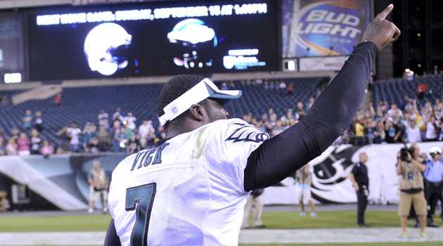 Is Mike Vick the No. 1 QB in Philly?