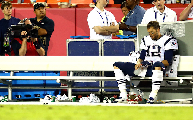 It was a long night for Brady on Monday.