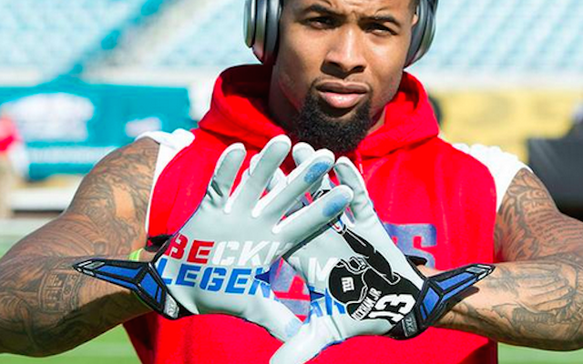 LOOK: Nike made special gloves for Odell Beckham Jr. for 'The Catch' -  CBSSports.com