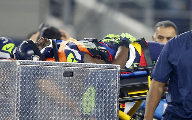 Seahawks players weren't pleased with the hit that injured Ricardo Lockette. (USATSI)
