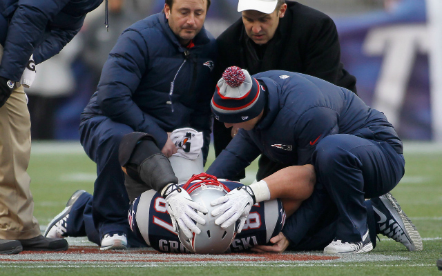 Rob Gronkowski reportedly tore his ACL on Sunday afternoon.
