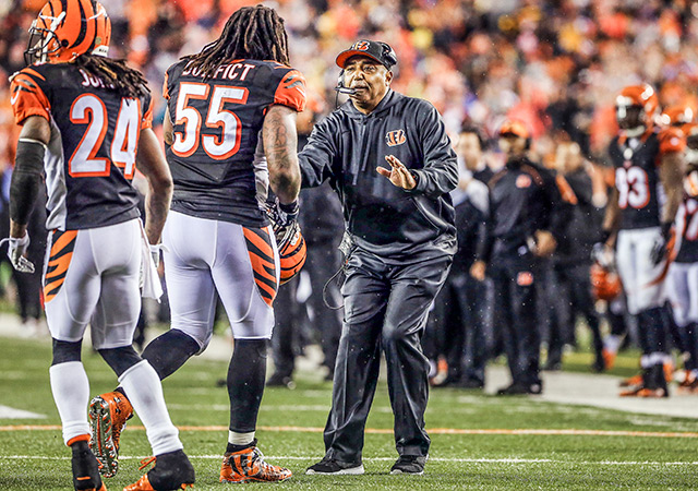 Marvin Lewis pleaded with Vontaze Burfict to keep his cool. (USATSI)