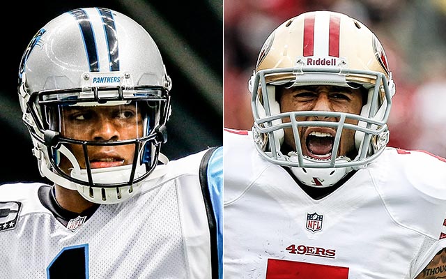 Cam Newton is happy for Colin Kaepernick and his new contract. (USATSI)
