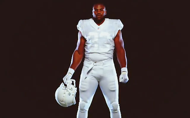 Dwayne Allen models the new all-white look. (Colts.com)