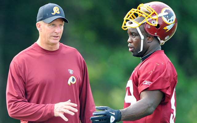 Jim Haslett and Fletcher were on the Redskins together from 2010-2013.