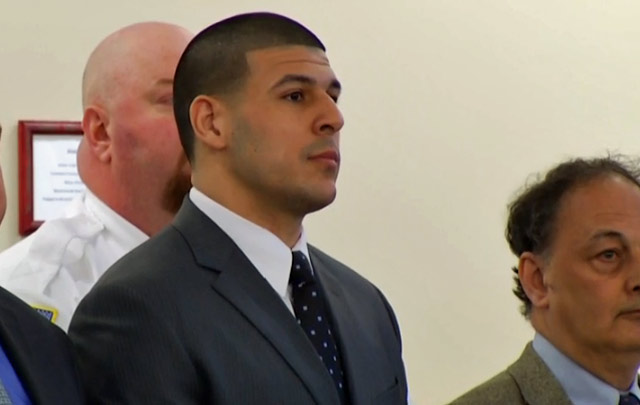 Aaron Hernandez was found guilty of first-degree murder Wednesday.