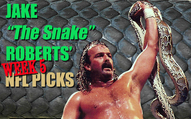 Jake The Snake Roberts took a healthy lead over Dave Richard in Week 4.