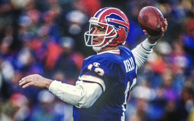 LOOK: Jim Kelly firing touchdown passes like he's still in the NFL