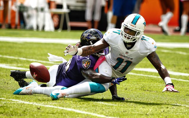Mike Wallace hasn't panned out in Miami. (Getty Images)