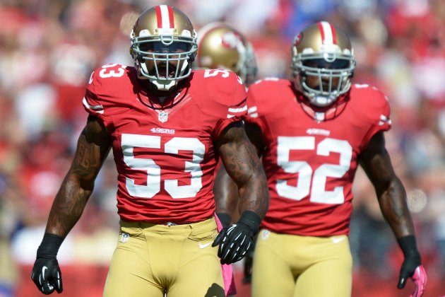 Navorro Bowman has restructured his deal. (USATSI)