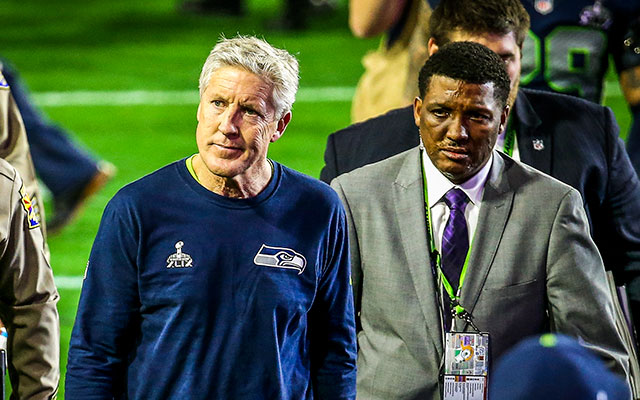 Pete Carroll was so close to back-to-back Lombardi Trophies. (Getty Images)