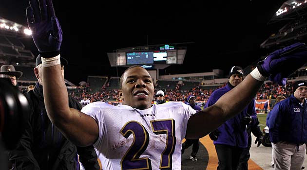 Ray Rice says he didn't spit on Phil Taylor. (USATSI)