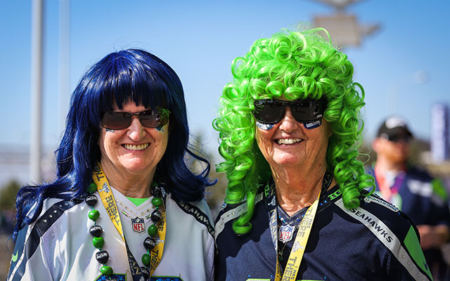 These were the first two Seahawks fans. we saw on Sunday (Ryan Wilson, CBSSports.com)