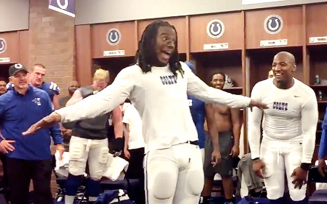 Sergio Brown channels Ric Flair because ... why not? (Colts.com)