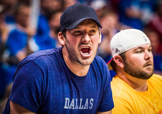 Tony Romo can't be happy about his canceled fantasy football convention. (Getty Images)