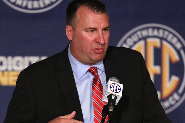 What are realistic expectations for Bret Bielema's first year with Arkansas? (USATSI)