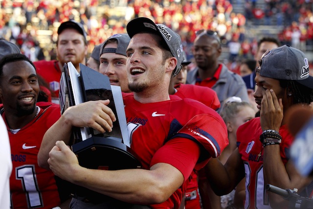 Derek Carr led Fresno State to a share of the Mountain West title in 2012. (USATSI)