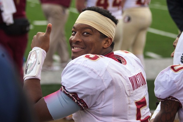 Jameis Winston did not see much action after leading FSU to a 42-0 halftime lead. (USATSI)
