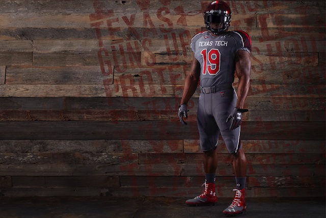 Texas Tech's alternate uniforms will be auctioned off to benefit the Lone Survivor Foundation. (USATSI)