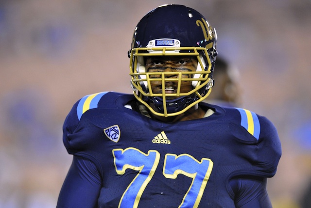 UCLA starting tackle Torian White is out indefinitely with a broken ankle. (USATSI)