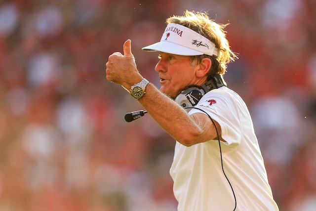 Steve Spurrier says he was 'too negative' on his weekly show