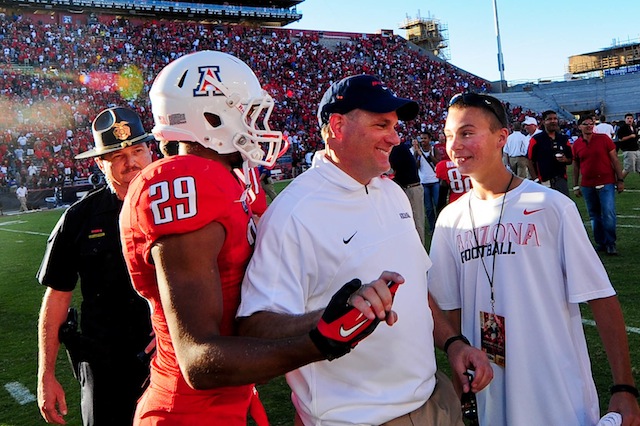 Rich Rodriguez thinks he has been too nice during Arizona's spring practice. (USATSI)