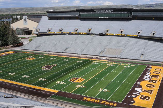 Wyoming's Jonah Field has a new look
