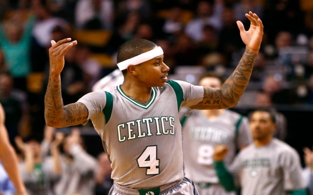 Isaiah Thomas wants you to turn the volume up on that new Robin Thicke track.