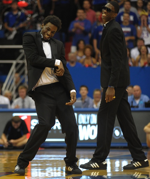 Andrew Wiggins and Joel Embiid will be huge for Kansas and college hoops this year. (USATSI)