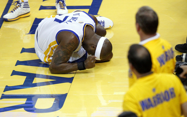 Jermaine O'Neal is questionable for Saturday's Game 7.   (USATSI)