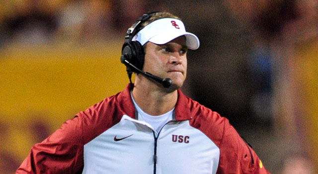 Lane Kiffin has a career record of 35-21 as coach of Tennessee and USC. (USATSI)