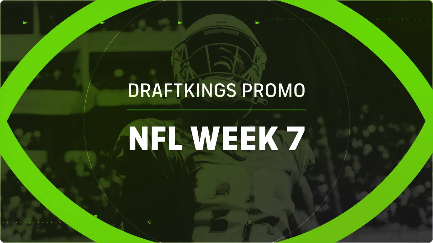 DraftKings Sportsbook promo for NFL Week 7 games