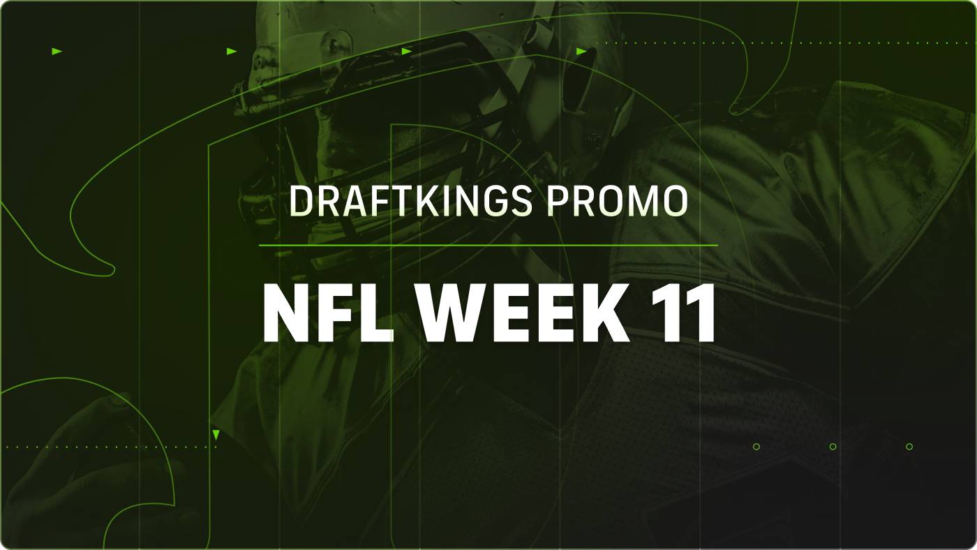 DraftKings Sportsbook promo for NFL Week 11